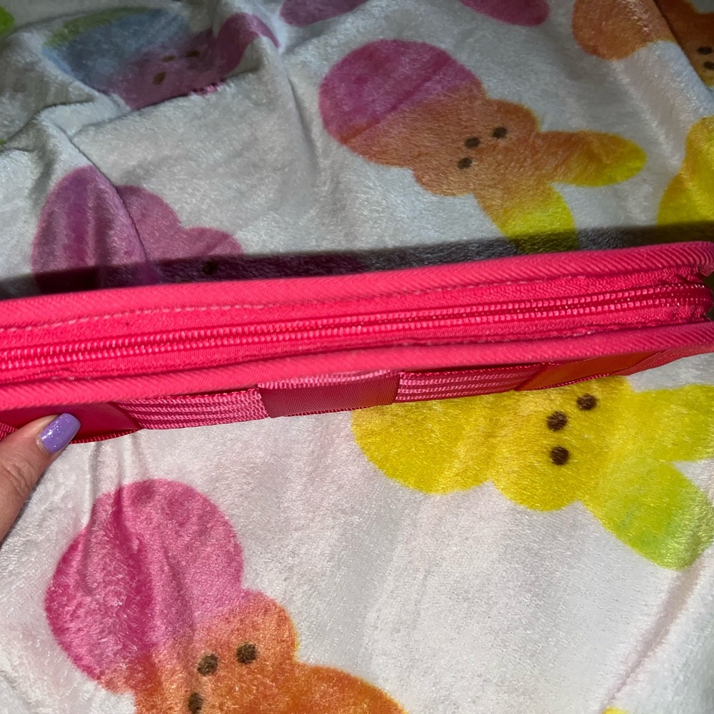 Harvey’s Seatbelt Handbags Melon Hot Pink Clutch Wallet - Picture 7 of 7